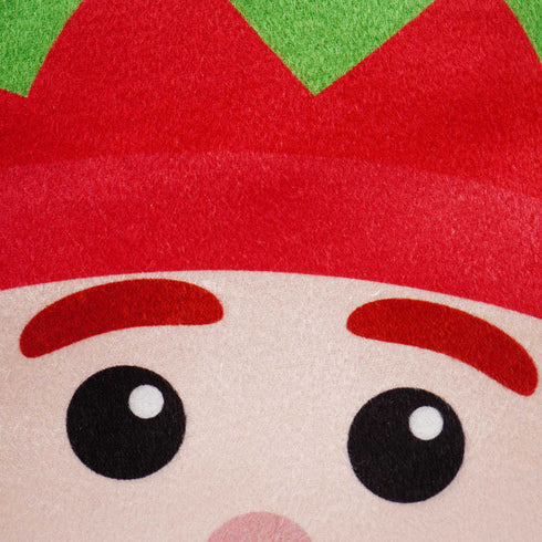 Stuffed Christmas Elf Printed Pillow - Uncommongifts.in